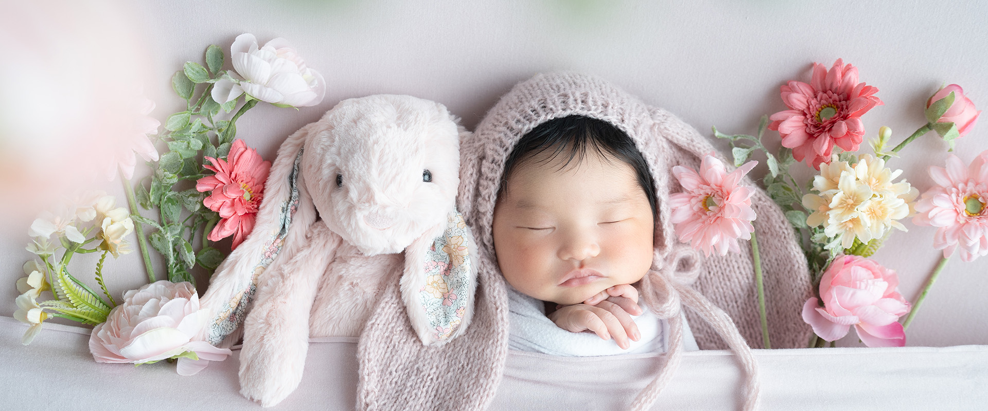 ニューボーンフォトの撮影サンプル