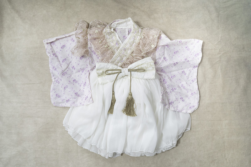 ベビー袴ピンク