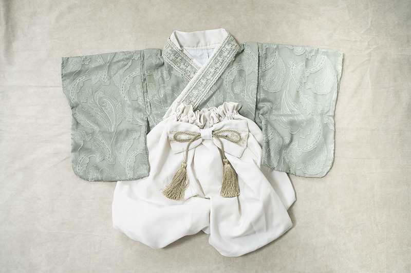 ベビー袴グリーン