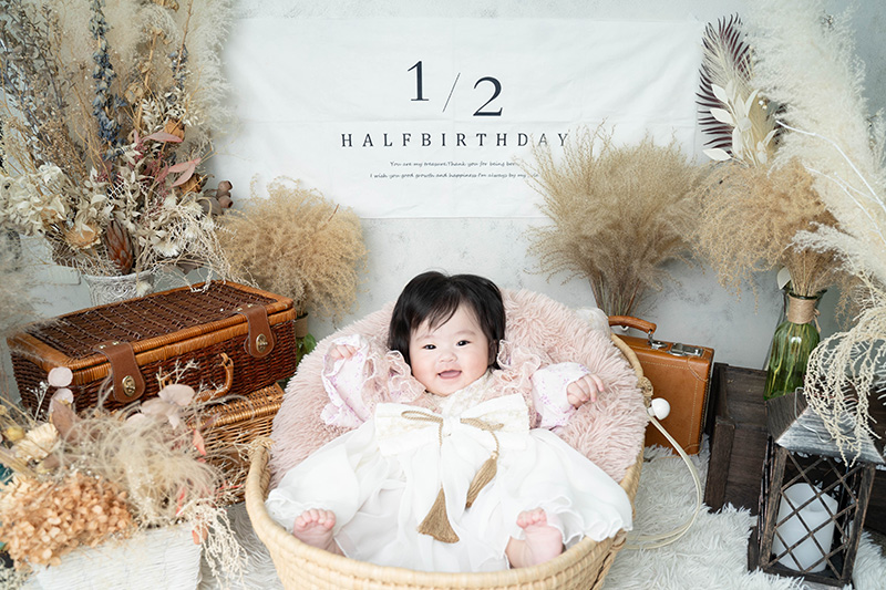 ハーフバースデー着用イメージ