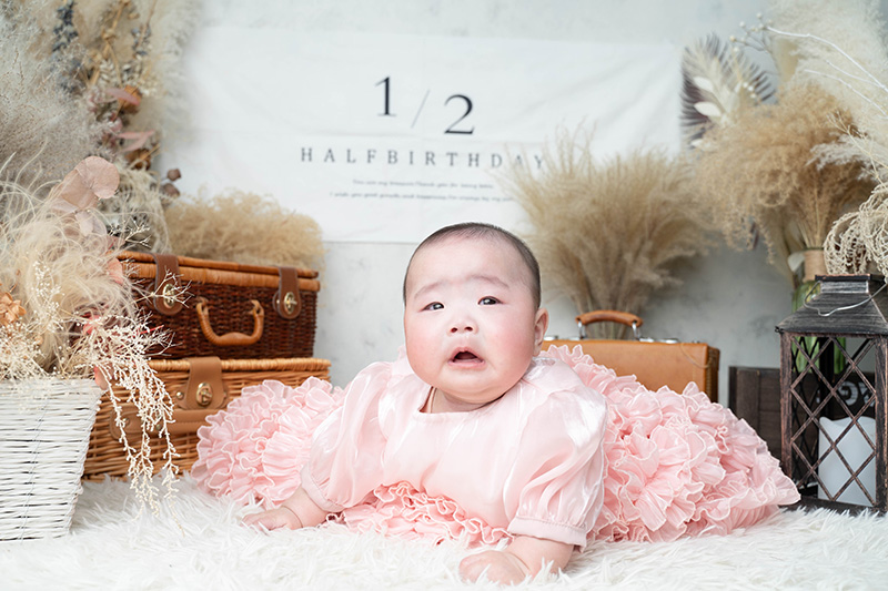 ハーフバースデー着用イメージ