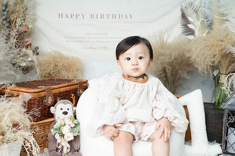 ハーフバースデー着用イメージ